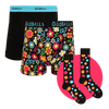 Petal Power Bundle - Mens Boxer Shorts 2 Pack & Socks