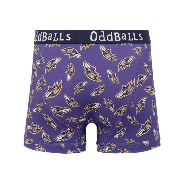 Baltimore Ravens - Mens Cotton Boxer Shorts