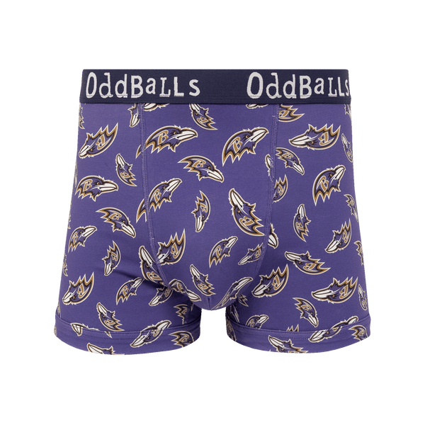 Baltimore Ravens - Mens Cotton Boxer Shorts