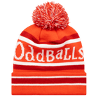 Red / Red / White - Bobble Hat