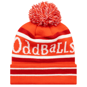 Red / Red / White - Bobble Hat