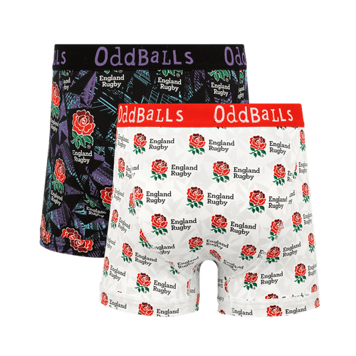 England Rugby Union 25/26 Bundle - Mens Boxer Shorts 2 Pack