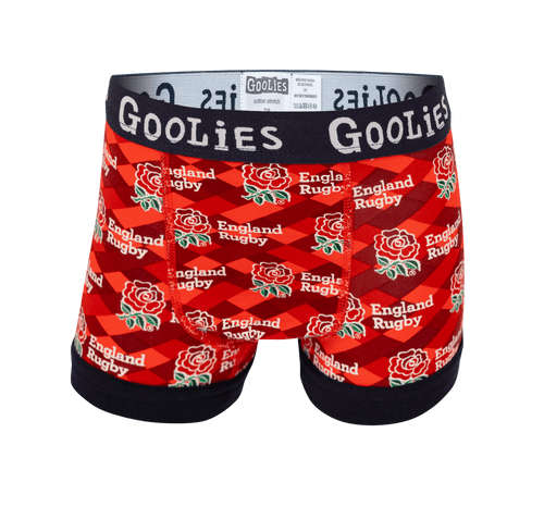 England Rugby Union Alternate 24/25 - Kids Boxer Shorts - Goolies