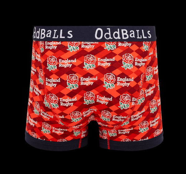 England Rugby Union Alternate - Mens Cotton Boxer Shorts