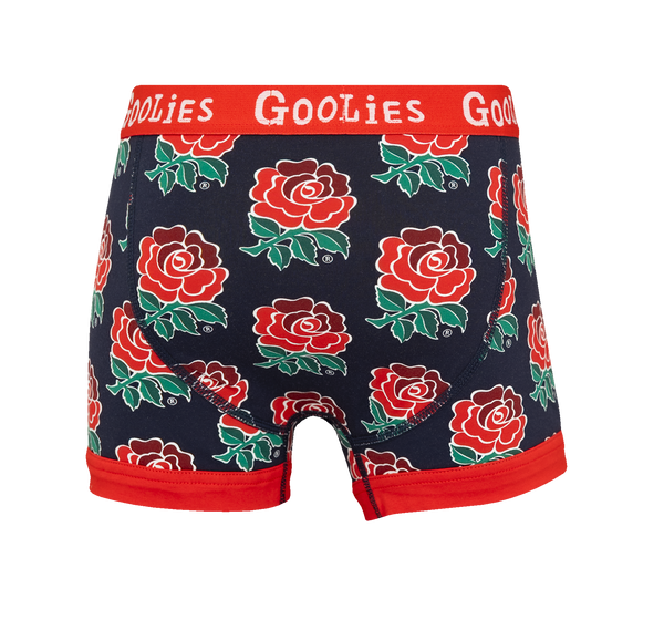 England Rugby Union Away 26/27 - Kids Boxer Shorts - Back