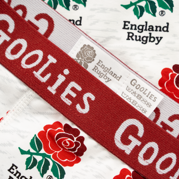 England Rugby Union Home 26/27 - Kids Boxer Shorts Detail