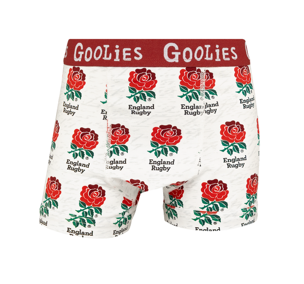 England Rugby Union Home 26/27 - Kids Boxer Shorts - Front