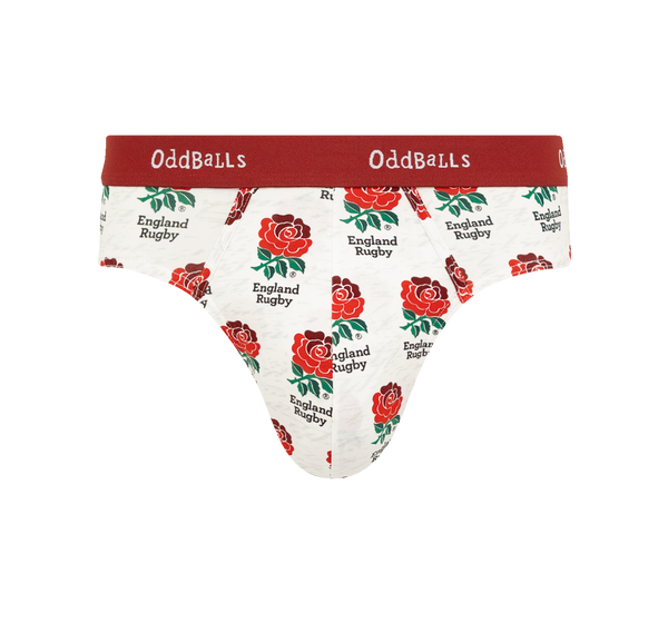England Rugby Union Home 26/27 - Mens Cotton Briefs - Front