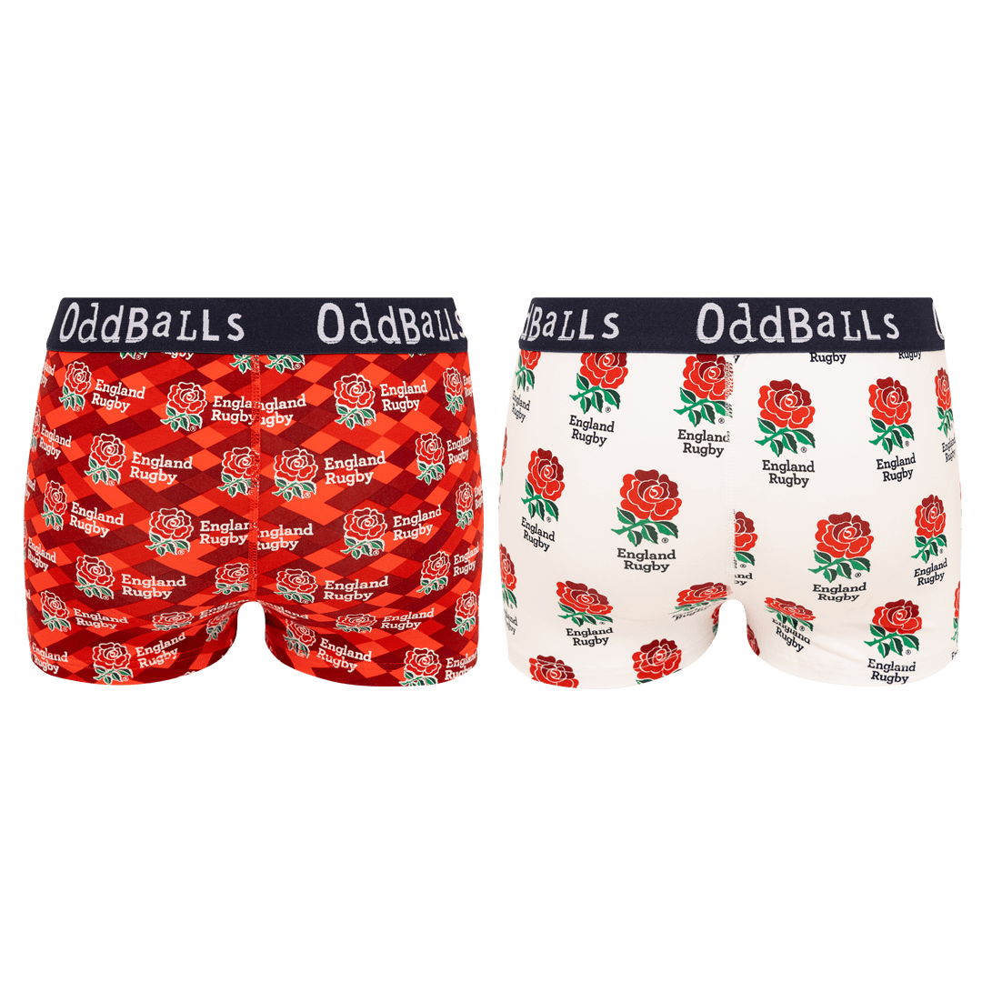 Red Boxers Bundle England Rugby Union 24/25 Bundle - Home & Alternate Bundle - Ladies Bo