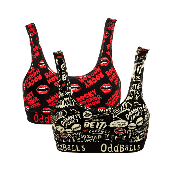 The Rocky Horror Show Bundle - Ladies Bralette 2 Pack
