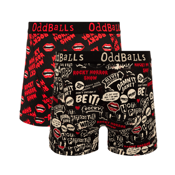 The Rocky Horror Show Bundle - Mens Cotton Boxer Shorts 2 Pack