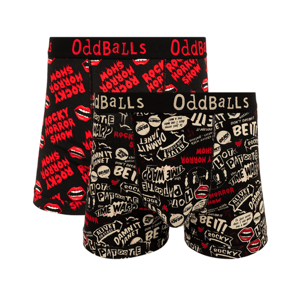 The Rocky Horror Show Bundle - Mens Cotton Boxer Shorts 2 Pack