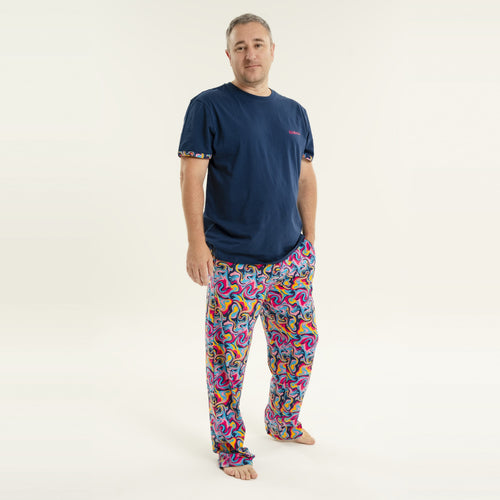 Ripple - Men's Long Pyjamas Set (T-Shirt & Trousers)