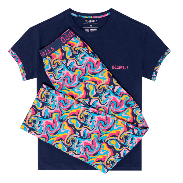 Ripple - Women's Long Pyjamas Set (T-Shirt & Trousers)