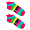 Rosy Stripes - Ankle Trainer Socks
