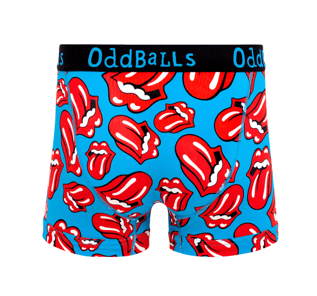 The Rolling Stones - Red - Mens Boxer Shorts