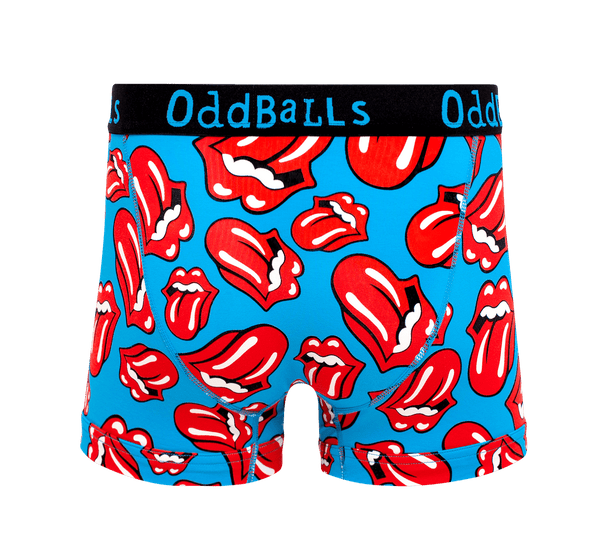 The Rolling Stones - Red - Mens Cotton Boxer Shorts