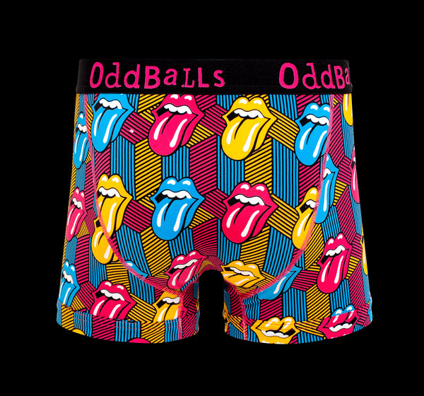 The Rolling Stones - Retro - Mens Cotton Boxer Shorts