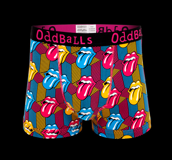The Rolling Stones - Retro - Mens Cotton Boxer Shorts