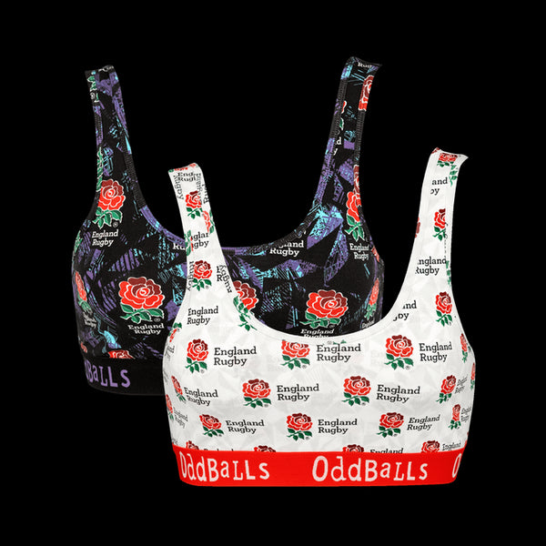 England Rugby Union 25/26 Bundle - Ladies Bralette 2 Pack Bundle