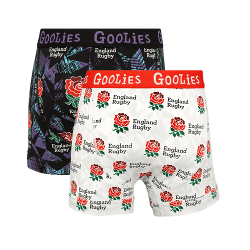 England Rugby Union 25/26 Bundle - Kids Boxer Shorts 2 Pack