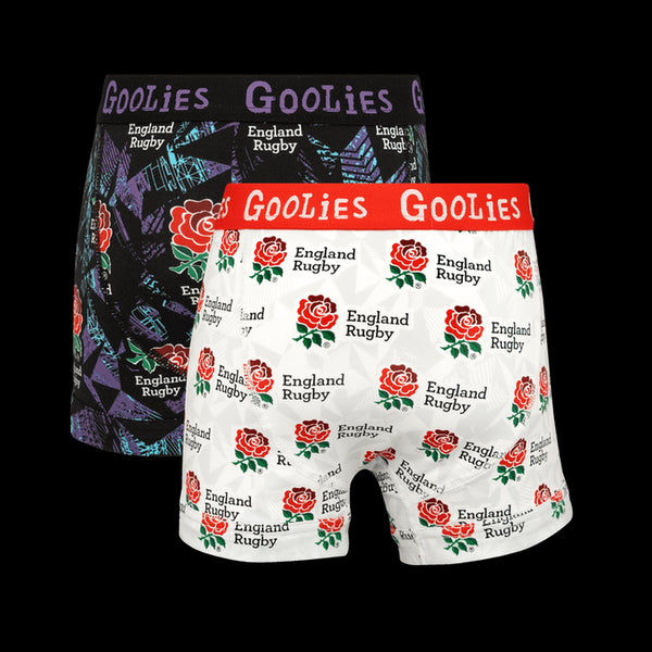 England Rugby Union 25/26 Bundle - Kids Boxer Shorts 2 Pack