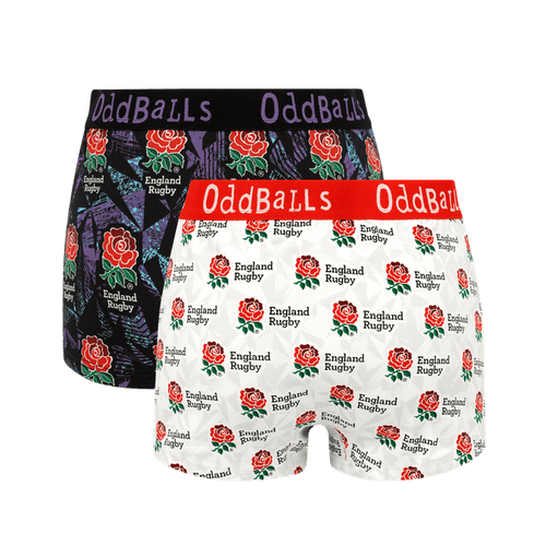 England Rugby Union 25/26 Bundle - Ladies Boxer Shorts 2 Pack