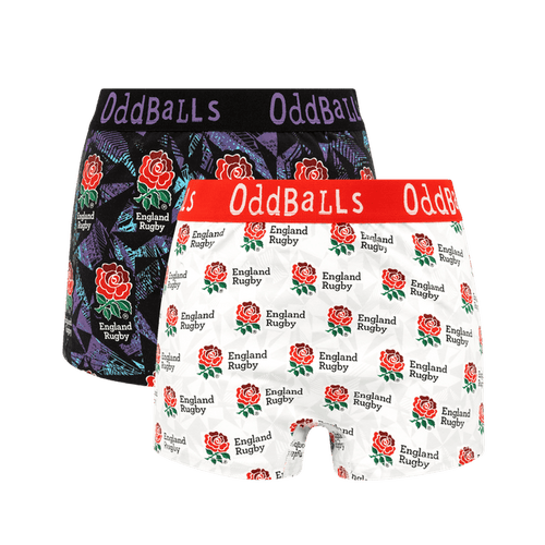 England Rugby Union 25/26 Bundle - Ladies Boxer Shorts 2 Pack