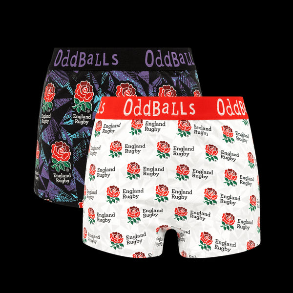 England Rugby Union 25/26 Bundle - Ladies Boxer Shorts 2 Pack