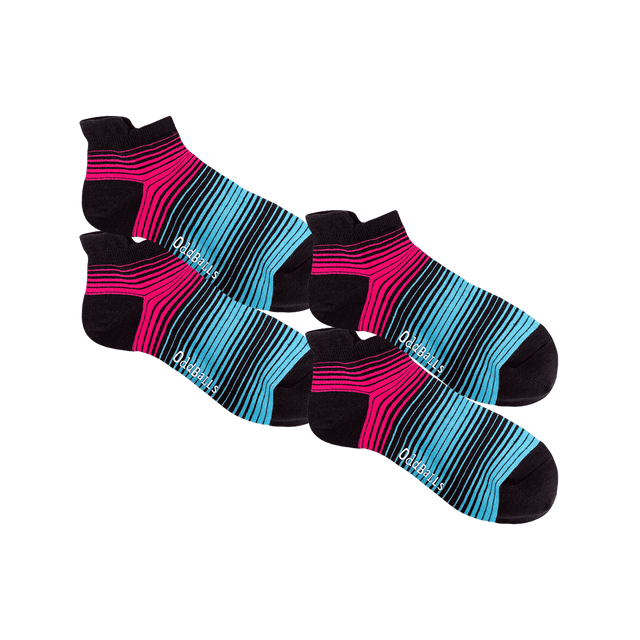 Refresher Cyan Bundle - 4 Pack Ankle Sock Bundle