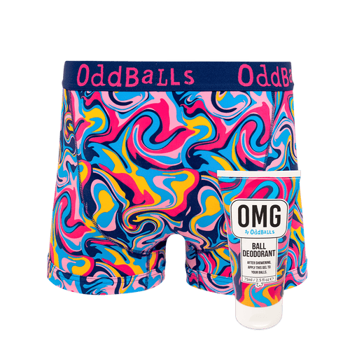 Ripple - Mens Boxer Shorts & Ball Deodorant Bundle