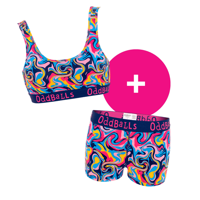 Ripple - Women's Bralette and Boxers Bundle