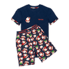 Santa - Kids Short Pyjamas Set (T-Shirt & Shorts)