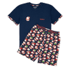Santa - Men's Short Pyjamas Set (T-Shirt & Shorts)