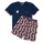 Santa - Men's Short Pyjamas Set (T-Shirt & Shorts)