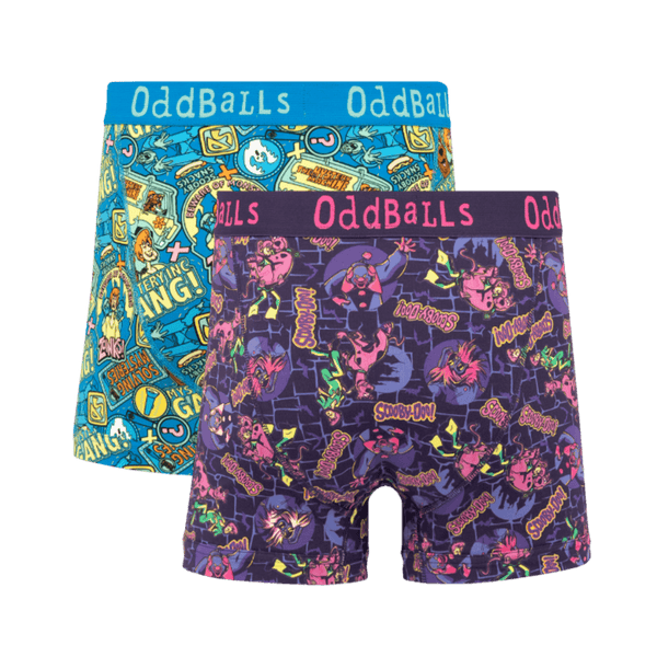 Scooby-Doo™ Bundle - Mens Cotton Boxer Shorts 2 Pack back