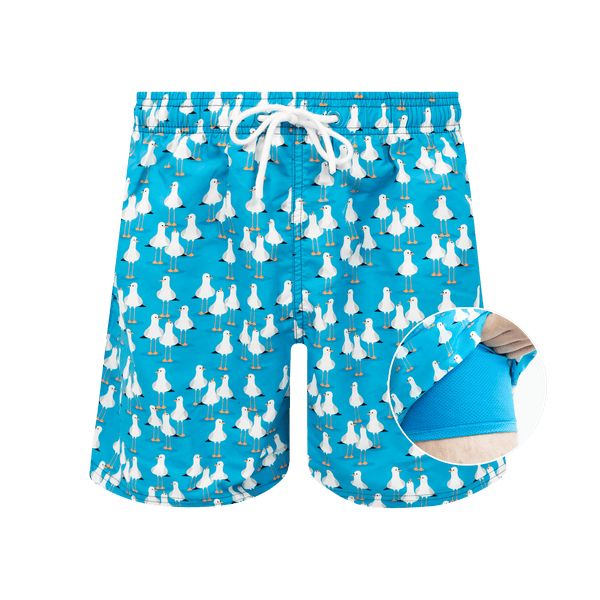 Seagulls - Mens Compression Swim Shorts & Towel Bundle