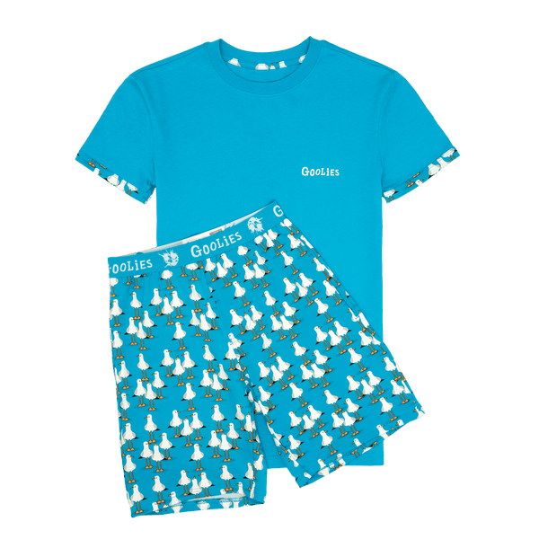 Seagulls - Kids Short Pyjamas Set (T-Shirt & Shorts)