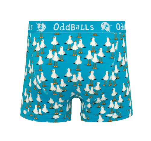 Seagulls - Mens Cotton Boxer Shorts