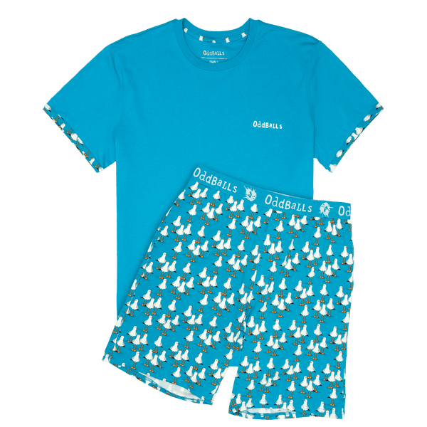 Seagulls - Men's Short Pyjamas Set (T-Shirt & Shorts)