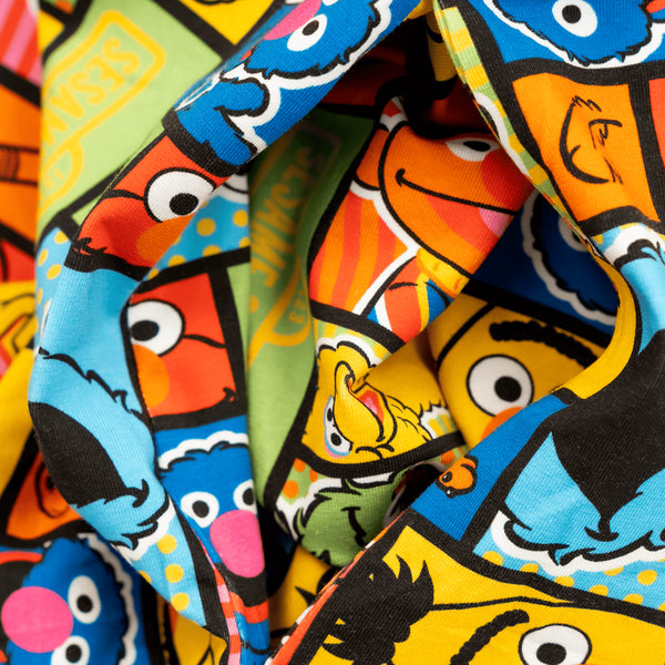 Sesame Street - Men's Short Pyjamas Set (T-Shirt & Shorts)