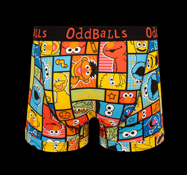 Sesame Street - Mens Cotton Boxer Shorts