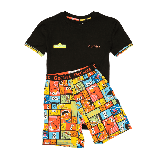 Sesame Street - Kids Shorts Pyjamas Set (T-Shirt & Shorts)