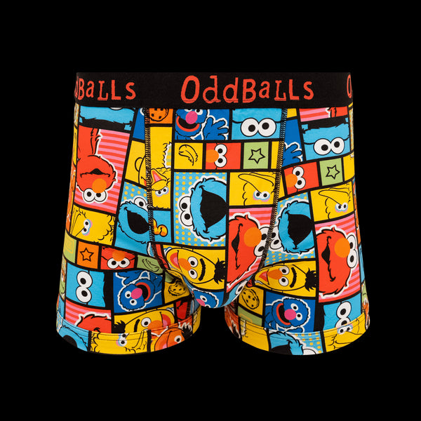Sesame Street - Mens Cotton Boxer Shorts