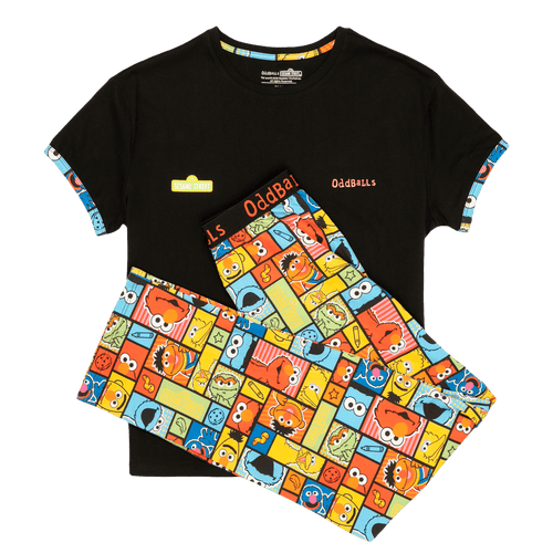 Sesame Street - Women's Long Pyjamas Set (T-Shirt & Trousers)