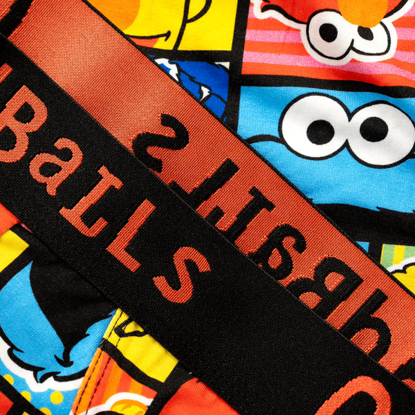 Sesame Street - Mens Bamboo Boxer Shorts