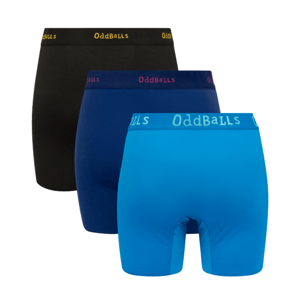 Shore Thing - Ladies Bamboo Boxer Shorts Bundle 3 Pack back