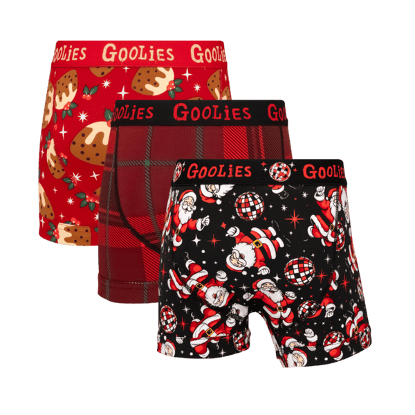 Sleigh All Day Bundle - Kids Cotton Boxer Shorts 3 Pack back