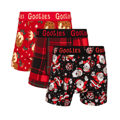 Sleigh All Day Bundle - Kids Cotton Boxer Shorts 3 Pack