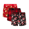 Sleigh All Day Bundle - Ladies Cotton Boxer Shorts 3 Pack front